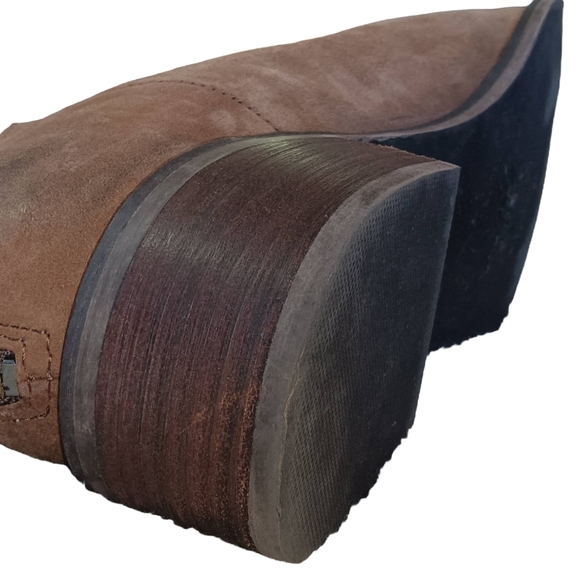 Franco Sarto Tan Over the Knee Boots With Zipper Closure - Picture 3 of 9